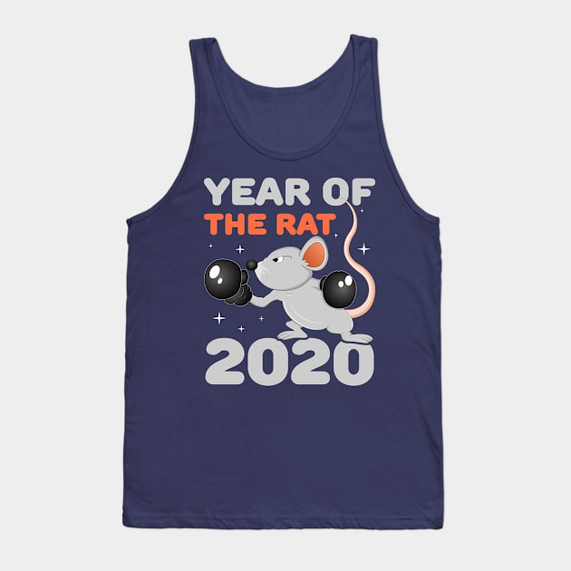 Year Of The Rat Tank Top by Trapezoid